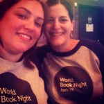 Kathy and I in our WBN shirts. April 23, 2014.